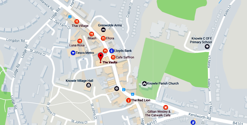 Vaults	High Street, Knowle, B93 0JU
