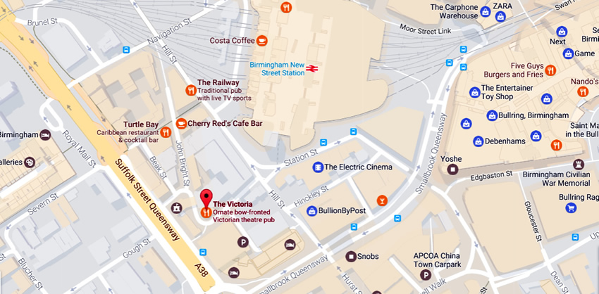 Victoria	48 John Bright Street, Birmingham, B1 1BN