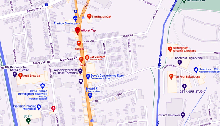 Wildcat Tap 1381-83 Pershore Road, Stirchley, B30 2NT